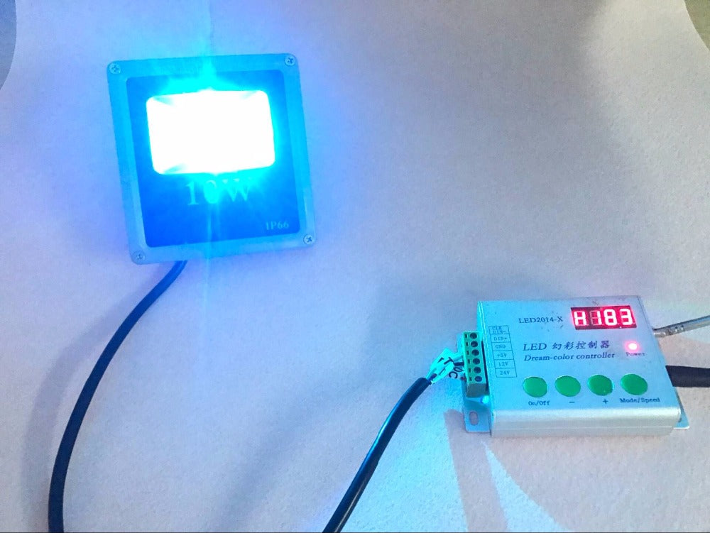 10W high power LED WS2811 RBG Floodlight